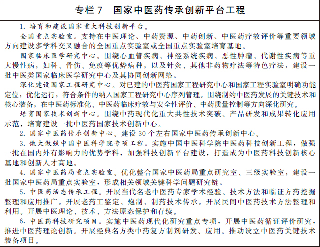 國務院辦公廳關于印發 “十四五” 中醫藥發展規劃的通知(圖9) 國務院辦公廳關于印發 “十四五” 中醫藥發展規劃的通知(圖9)