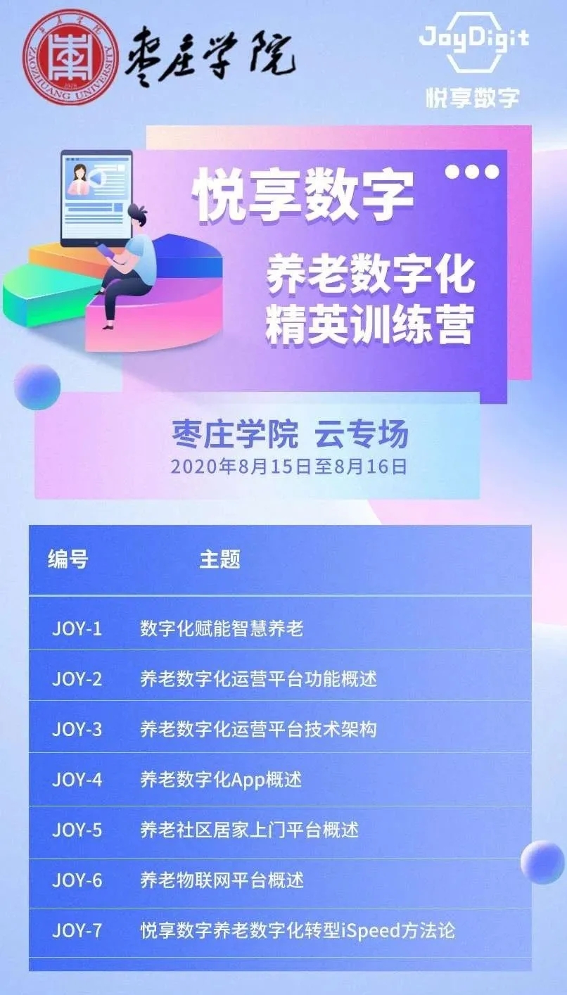 棗莊學院“養老數字化精英培訓營”圓滿結束(圖1) 棗莊學院“養老數字化精英培訓營”圓滿結束(圖1)